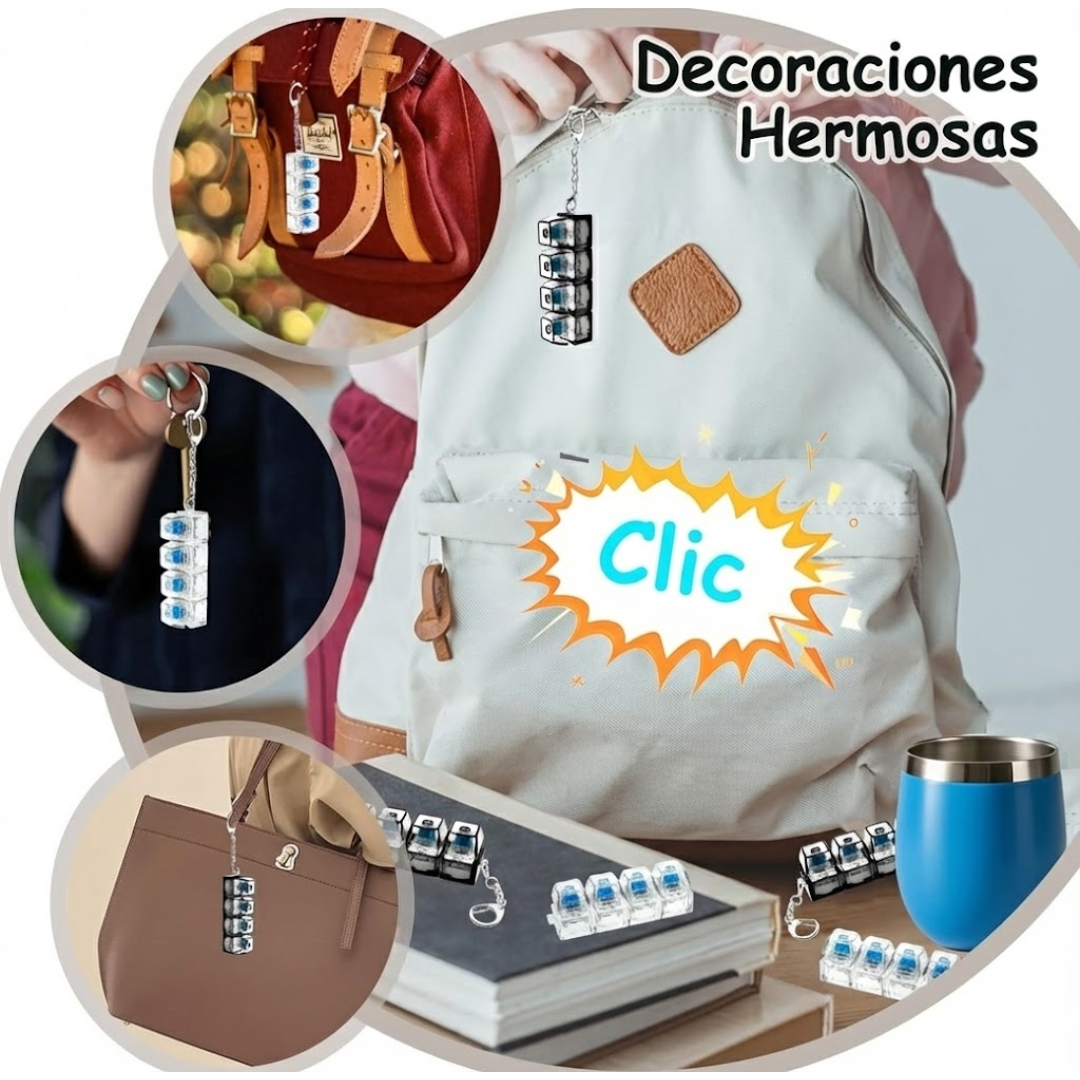 Mini Teclado Mecánico Antiestrés